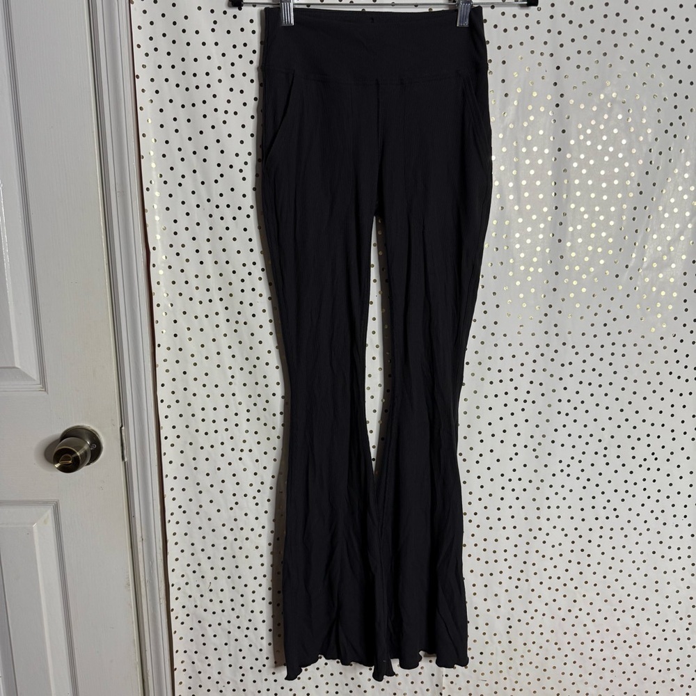 Outdoor Voices Black Women's Flared Pants